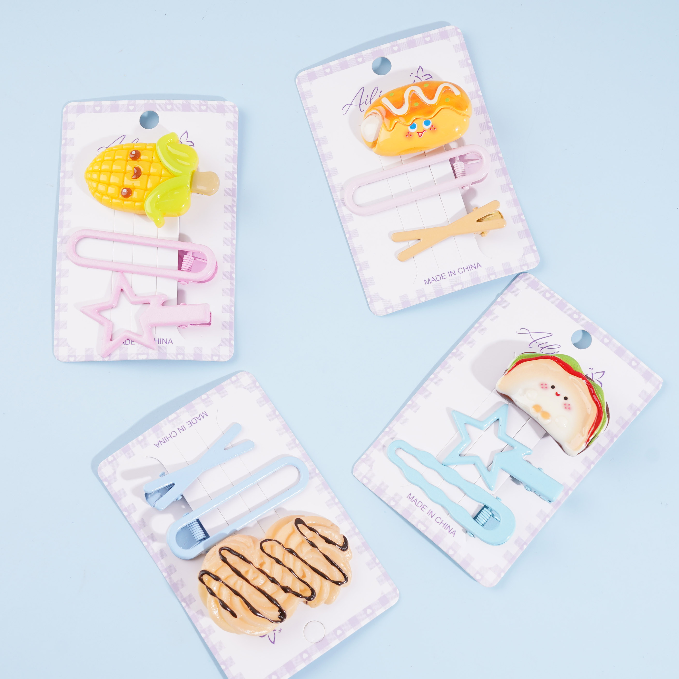 3-piece duck meat sandwich set