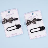 黑钻领结圆鸭夹bb夹