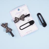 黑钻领结圆鸭夹bb夹