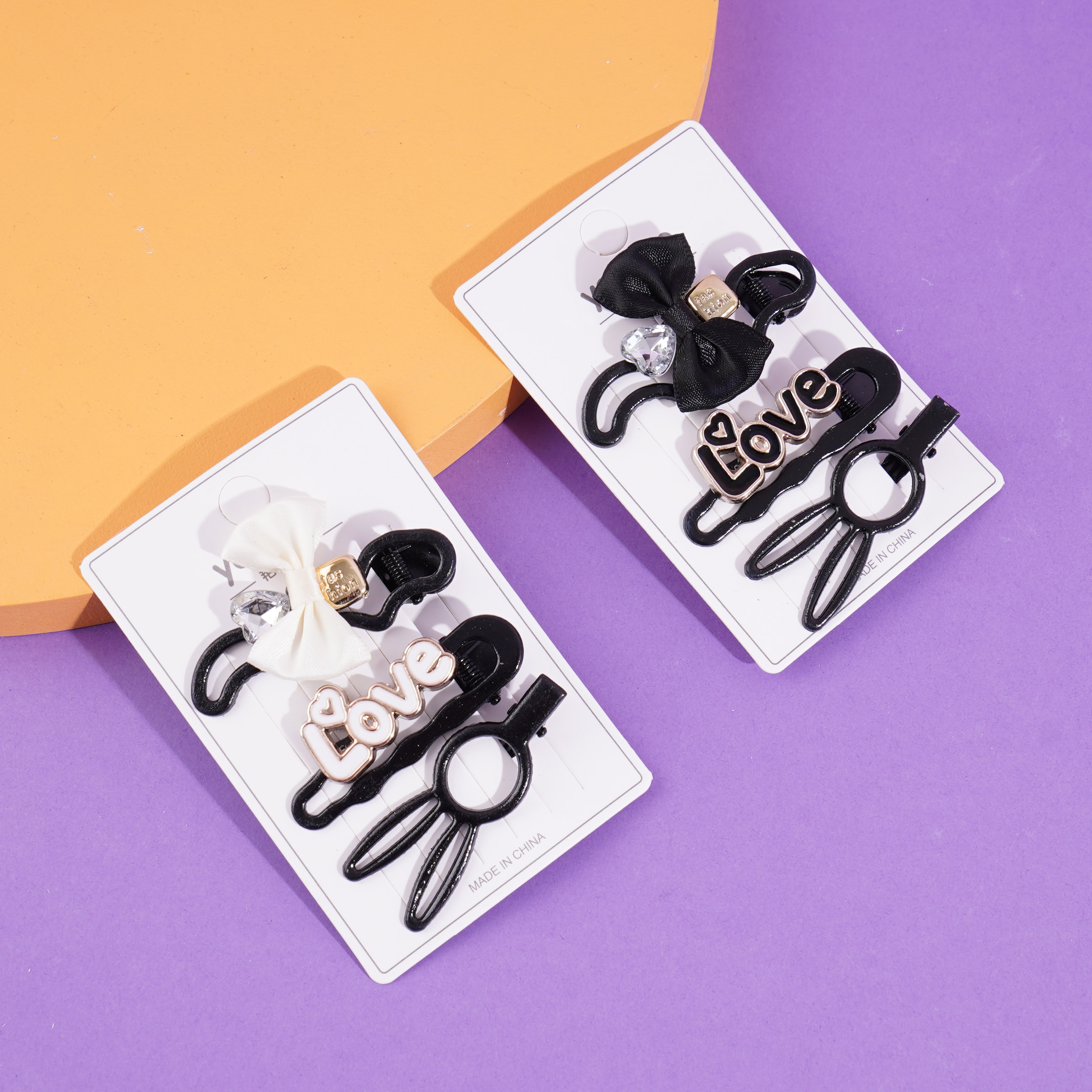 LOVE letter duck clip and BB clip