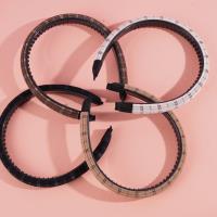 Square-patterned small sponge headband hair clip