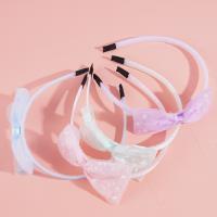 Lace bow children's headband hair clip