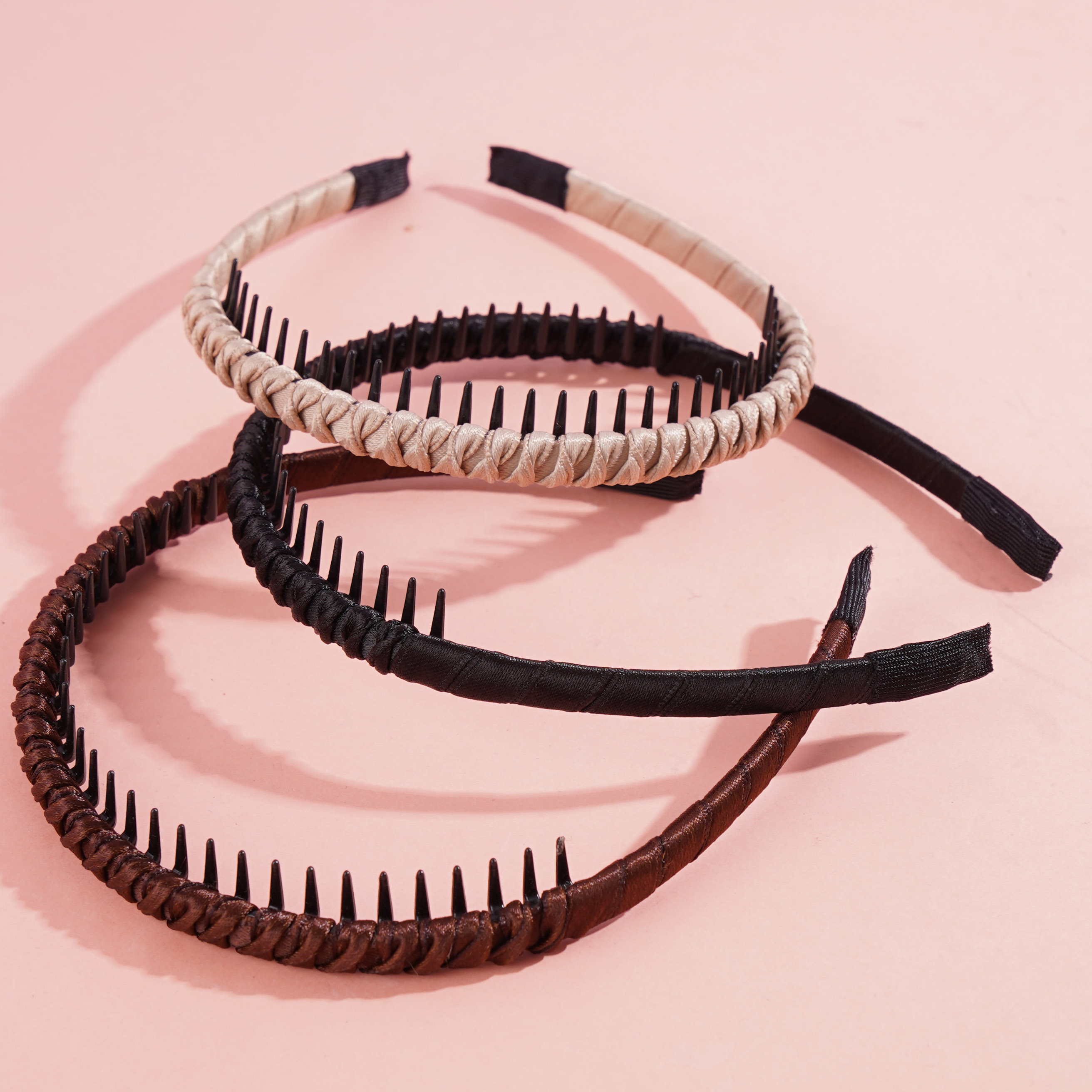 Narrow-face comb headband hair clip