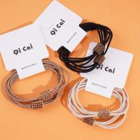 2 square sugar headbands and rubber bands