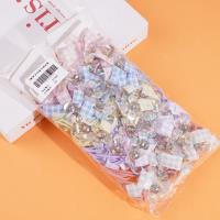 2 flower crystal headbands with elastic bands