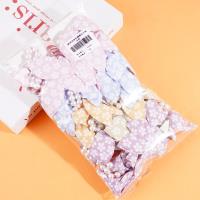 2 pieces of headbands with pearl floral bows and elastic bands