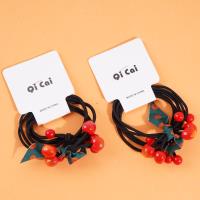 2 pieces of Apple-themed hair ties