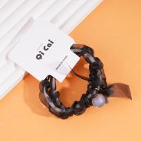 2 flower crystal bow headbands with elastic bands