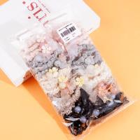 2 flower crystal bow headbands with elastic bands