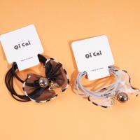 2 pieces of leopard-print lace waistbands with a drawstring and elastic bands