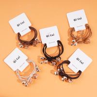 2 square crystal headbands with elastic bands