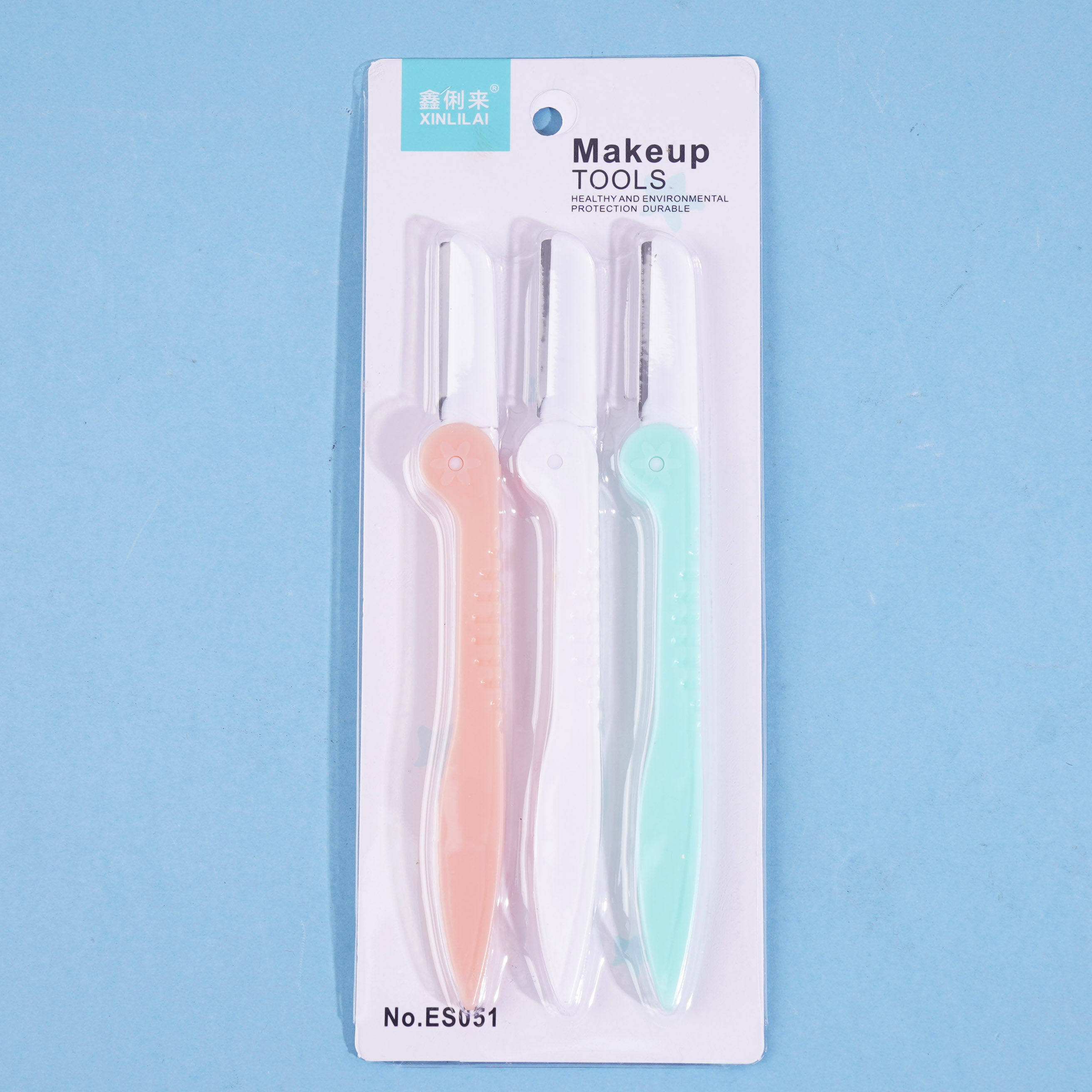 مجموعة من ثلاث شفرات لتشذيب الحواجب ES051