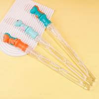 مظلة الديناصور مع أنبوب الفقاعات والماء والعصا القابلة للرش.