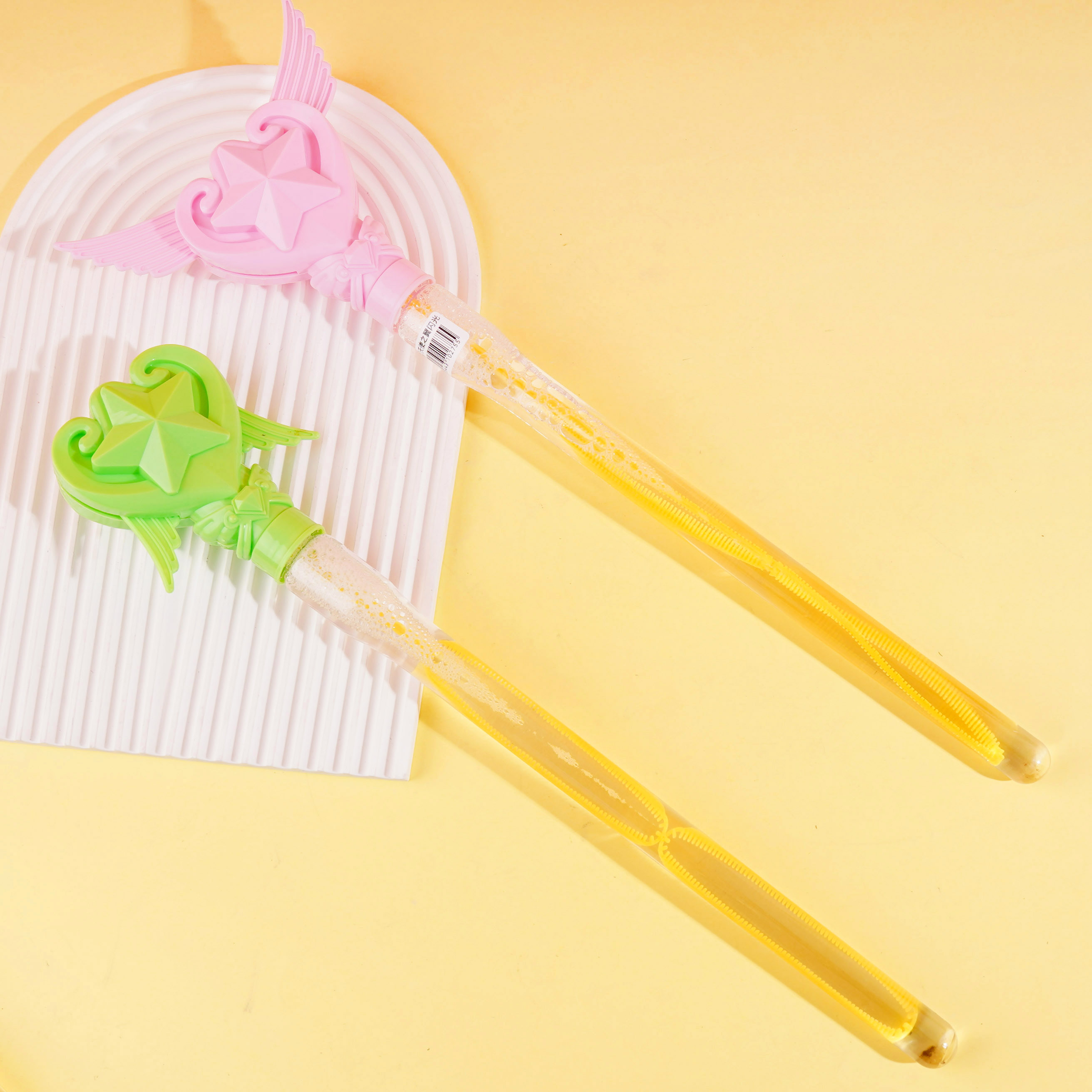 Angel Wings Glitter Bubble Water Spray Stick