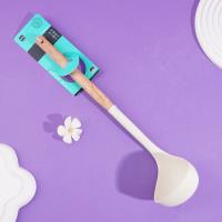 Long wooden spoon made of silicone