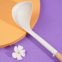 Long wooden spoon made of silicone