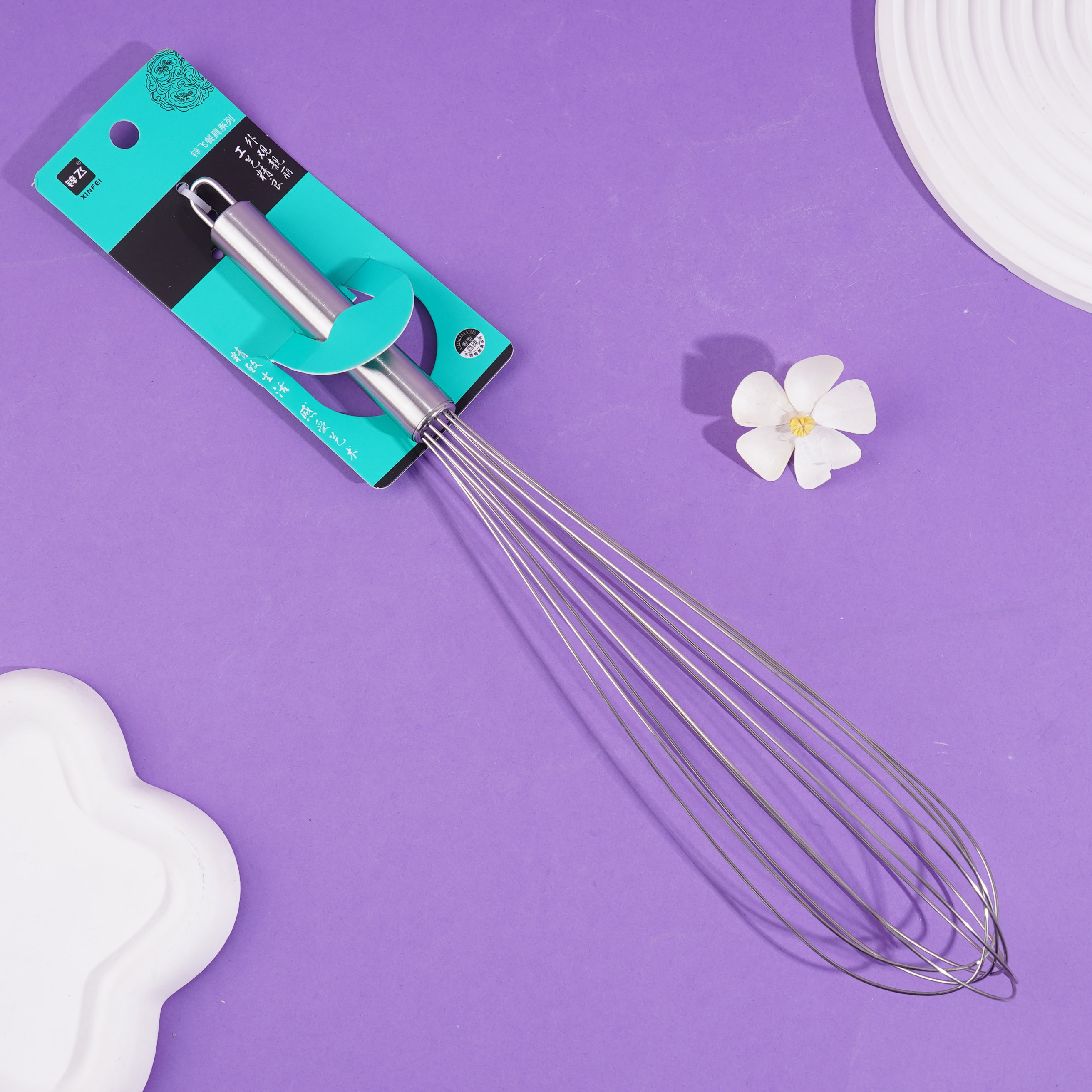 Stainless steel egg beater