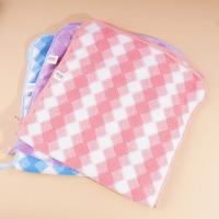 35*75 edged coral fleece towel