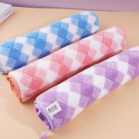 35*75 edged coral fleece towel