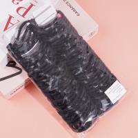 5 small black bead headbands with elastic bands