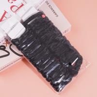 2 black striped towel loop rope rubber bands