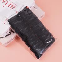 3 black towel loop-headed ropes and rubber bands