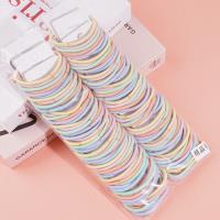 6 élastiques de couleur sans couture pour cheveux