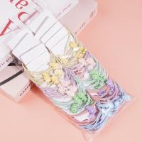 2 colorful bear-head rope rubber bands