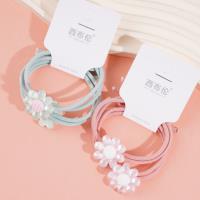 2根彩色小花头绳皮筋