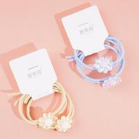 2根彩色小花头绳皮筋