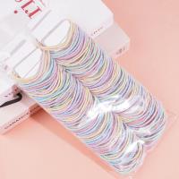 10 colorful threaded headbands with elastic bands