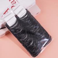 3 black dotted headbands with elastic bands