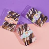 1077 Five-Compartment Box with Brown Rubber Bands