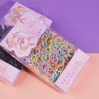 1029 PVC box with black and colorful rubber bands