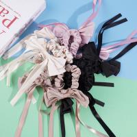 Silk satin bow tie collar