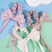 Silk satin bow tie collar