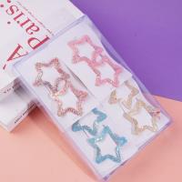 小亮片五角星BB夹