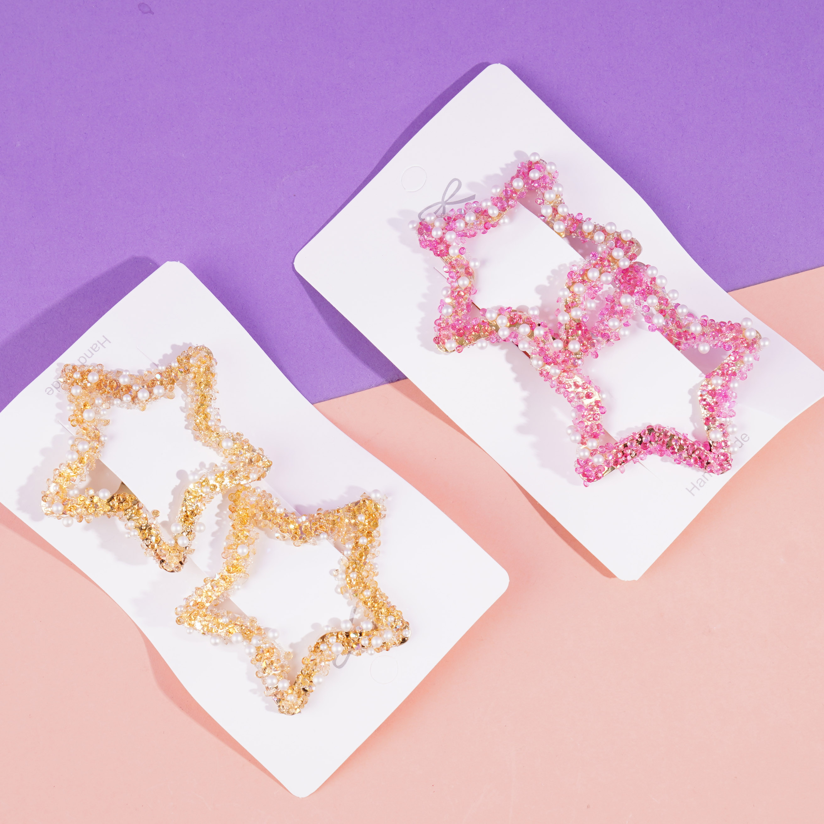 Pearly Five-Pointed Star BB Clip