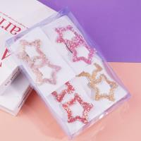 مشبك BB على شكل نجمة خماسية لؤلؤي.