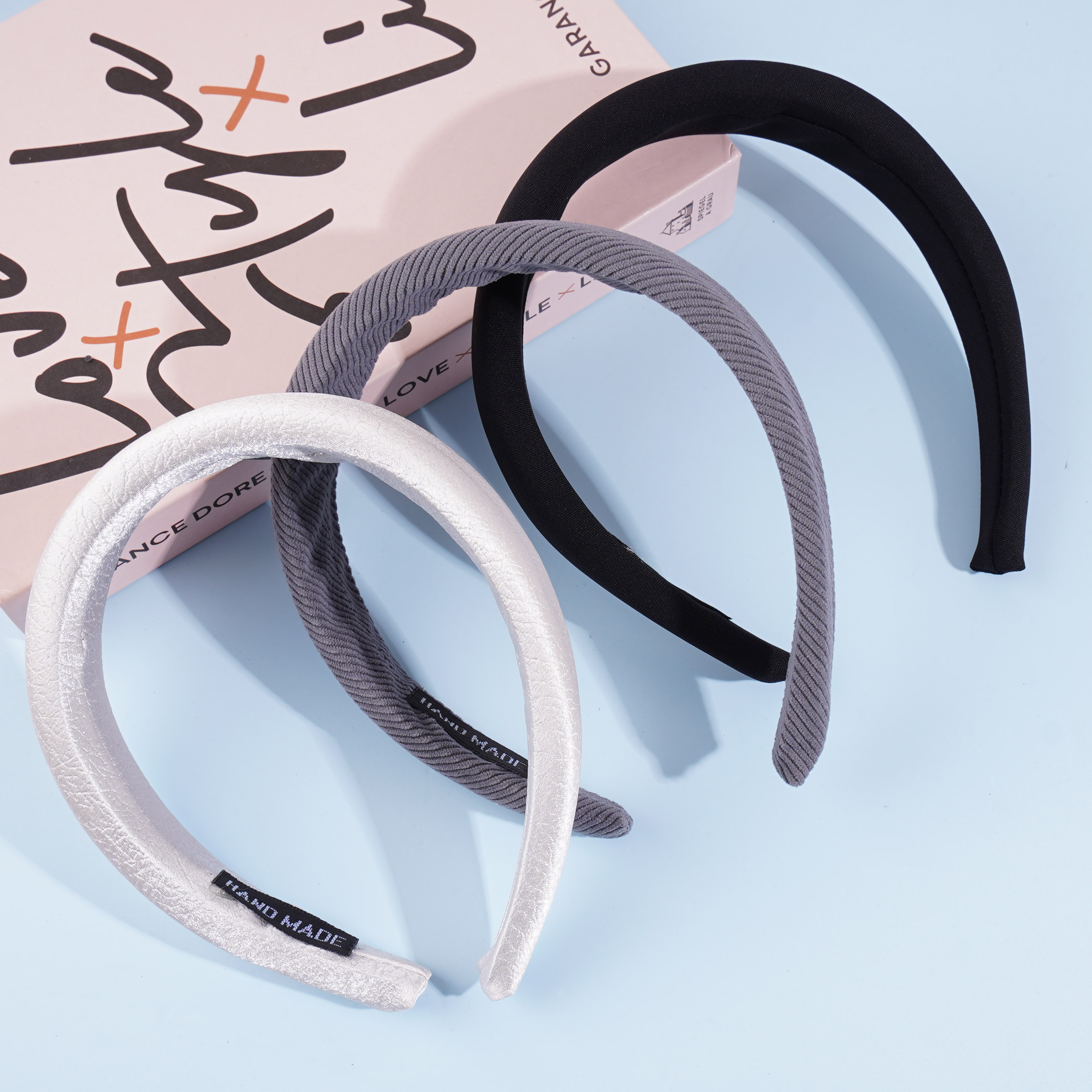 3.0  Sponge Bright Fabric Headband Hairpin (Assorted Colors)