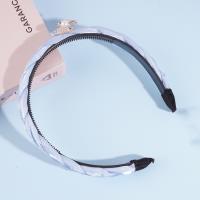 Bright cloth pearl bow tie braid headband hair clip