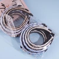 Bright cloth pearl bow tie braid headband hair clip