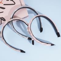 Striped pearl braid headband hair clip