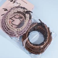 Ruffled round pearl headband hair clip