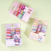 1116 Small Square Box with Colorful Rubber Bands