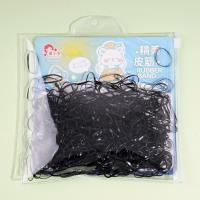1096 Mengmeng Rabbit Black Rubber Band
