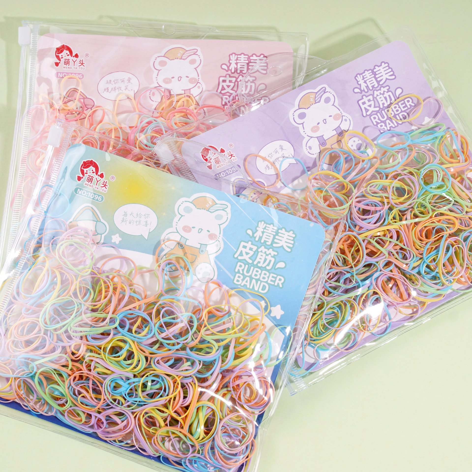 1096 Mengmeng Free Colorful Rubber Bands