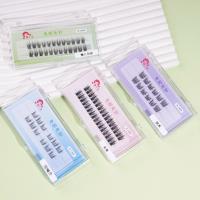 2 rows of adhesive-free and removable false eyelashes (mixed)