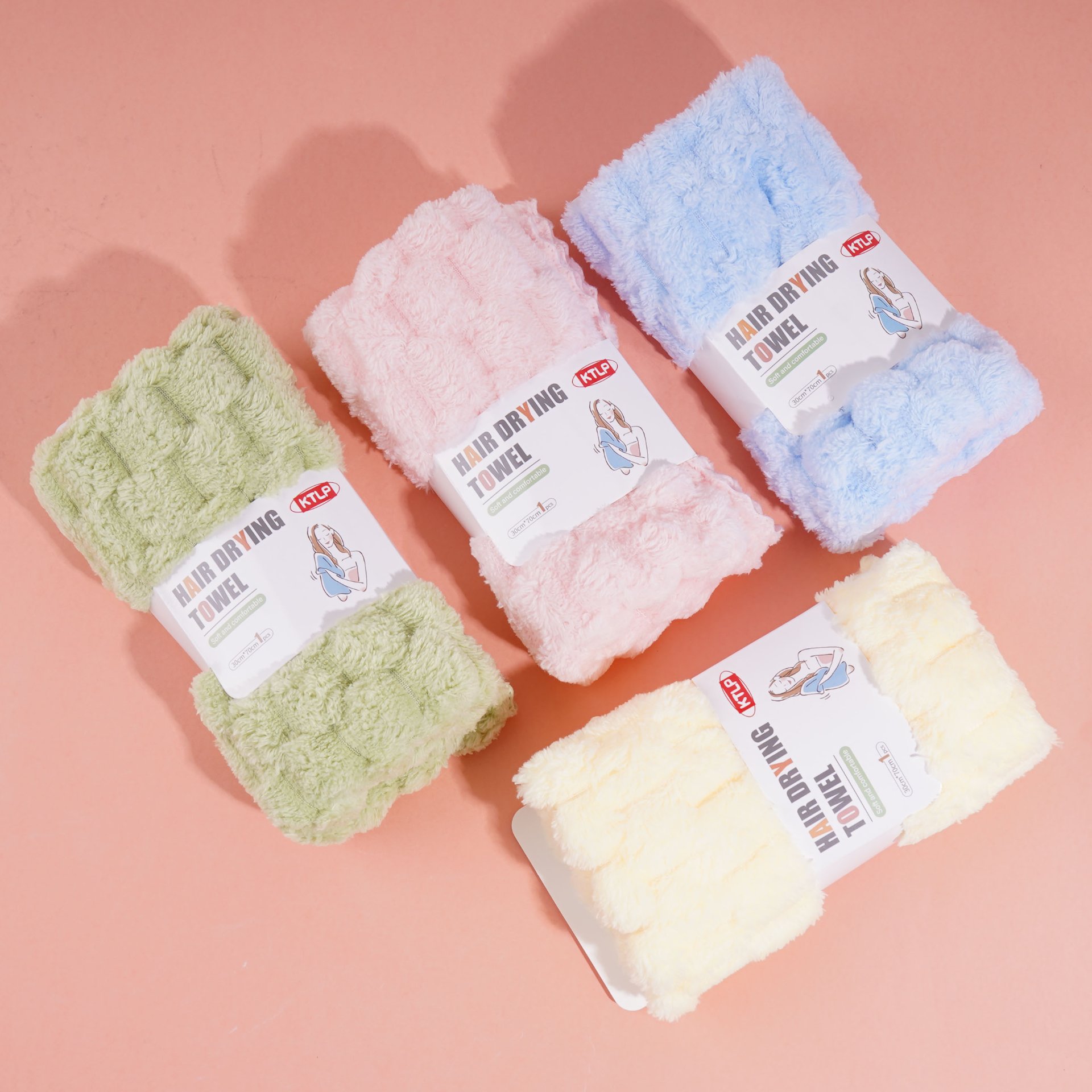 30*70 roll of candy-striped towels