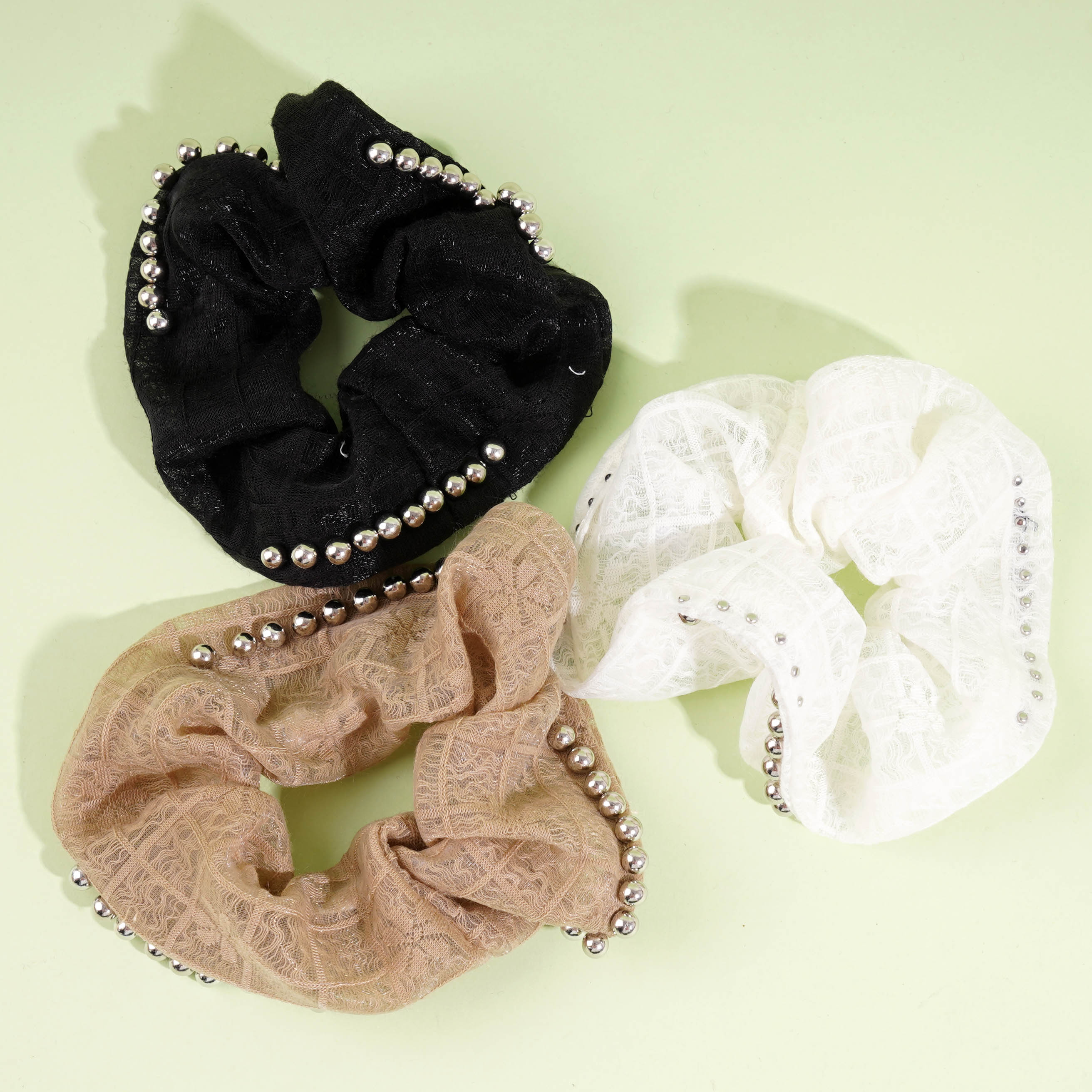 圆珠蕾丝头花肠圈